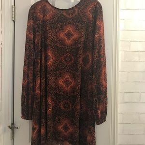 Billabong paisley print cross-back dress